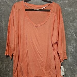 NWT Calvin Klein Performance 3/4 Sleeve V Neck T Sz 2x